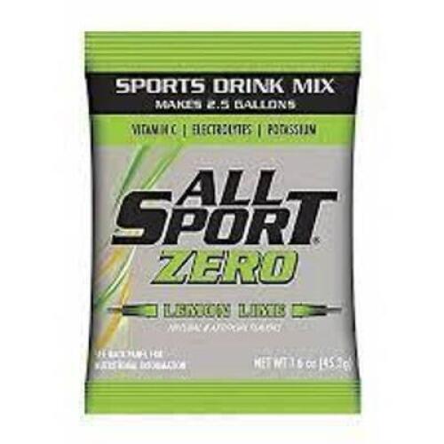 DESCRIPTION: (6) SPORTS DRINK MIX POWDER CONCENTRATE BRAND/MODEL: ALL SPORT #35YL24 INFORMATION: LEMON LIME RETAIL$: $6.12 EA SIZE: 1.9 OZ QTY: 6
