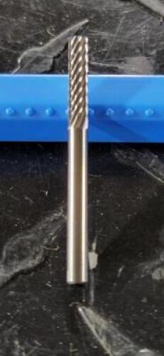 DESCRIPTION: (1) CARBIDE SINGLE CUT BURR BRAND/MODEL: SGS PRO 10650 RETAIL$: $ 13.73 EA SIZE: 1/8" DIA QTY: 1