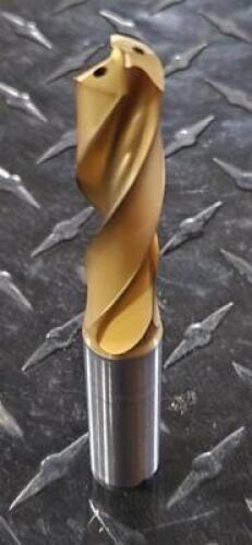 DESCRIPTION: (2) SOLID CARBIDE COOLANT FEd SCREW MACHINE DRILL BRAND/MODEL: KENNAMETAL 4101711 RETAIL$: $ 363.08 EA QTY: 2