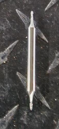 DESCRIPTION: (1) HCo8 BALL END MILL BRAND/MODEL: MADE IN USA 01787597 RETAIL$: 25.06 SIZE: 1/16" DIA 3/16" LOC 3/16" SD QTY: 1