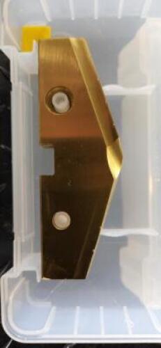 DESCRIPTION: (2) HSS SEAT SIZE 7 SPADE DRILL INSERT INFORMATION: 137T-0320 RETAIL$: 129.01 SIZE: 3/58 DIAM QTY: 2