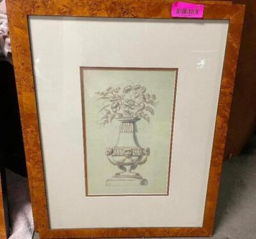 (2) 19" X 20" FRAMED PRINTS
