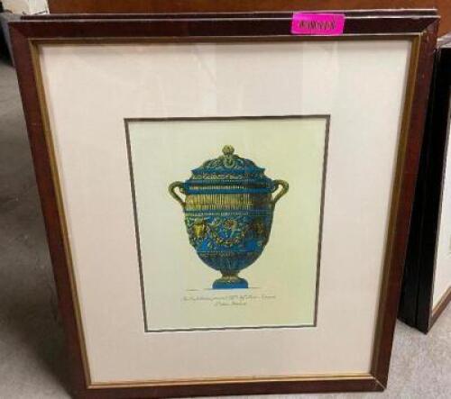 (2) 19" X 20" FRAMED PRINTS