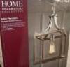 NAME: Boswell Quarter 1-Light Brushed Nickel Mini-Pendant with Weathered Wood Accents - 2