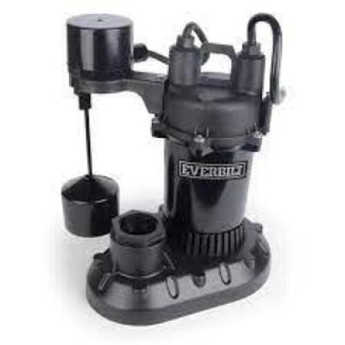 NAME: 1/3 HP Submersible Sump Pump with Vertical