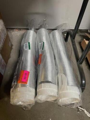 NAME: (3) 4 in. x 8 ft. Heavy-Duty Semi-Rigid Aluminum Duct