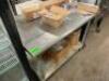 DESCRIPTION: 60" X 30" STAINLESS TABLE SIZE: 60" X 30" QTY: 1 - 2
