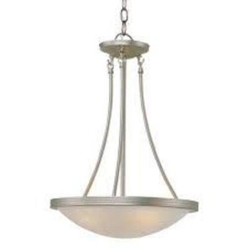 NAME: BEL AIR LIGHTING Halley 3-Light Brushed Nickel Pendant