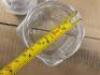 NAME: (12 PACK) 2.5" GLASS JARS WITH SUCTION-TIGHT LIDS - 4