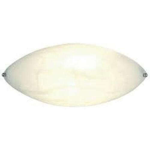 NAME: (2 PACK) 1-Light White Elliptical Wall Sconce