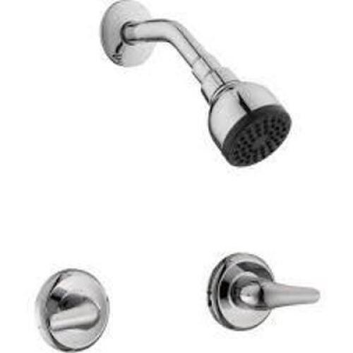 NAME: Aragon 2-Handle 1-Spray Shower Faucet in Chrome (Valve Included)