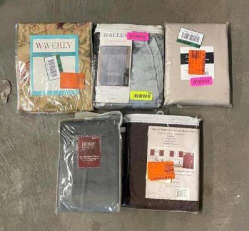 NAME: ASSORTED CURTAINS AS SHOWN