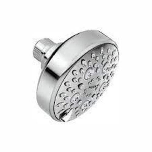 NAME: Avira 4-Spray 4.1 in. Single Wall Mount Fixed Shower Head in Chrome