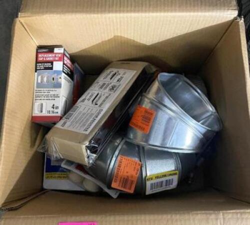 NAME: LARGE ASSORTMENT OF HVAC, PLUMBING, ETC. MATERIALS