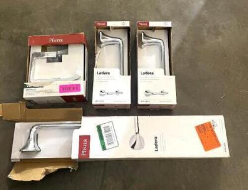 NAME: PFISTER 4-PIECE BATHROOM ACCESSORIES KIT IN CHROME