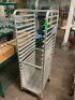 DESCRIPTION: TWENTY PAN FRONT LOAD TRAY RACK. QTY: 1