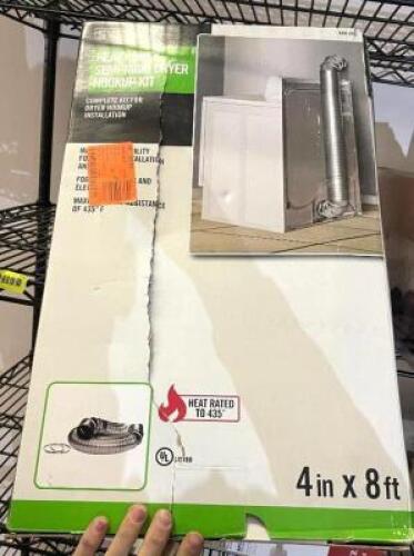 NAME: 4 in. x 8 ft. All Metal Dryer Vent Hook-Up Kit