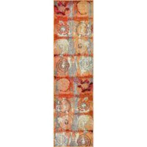 NAME: Estrella Sierra Orange 2' 7 x 10' 0 Runner Rug