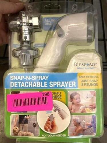 NAME: SNAP AND SPRAY DETATCHABLE SPRAYER