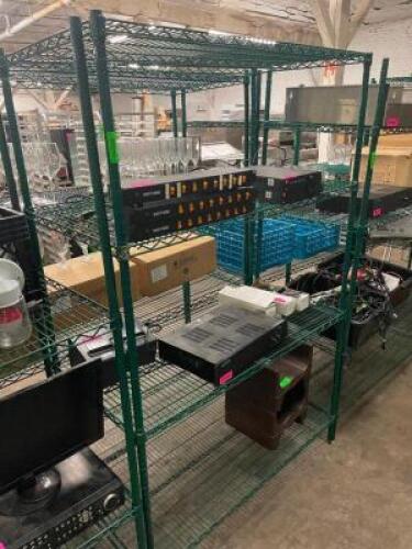 DESCRIPTION: 48" X 24" FOUR TIER COATED WIRE RACK. BRAND / MODEL: METRO ADDITIONAL INFORMATION CONTENTS ARE NOT INCLUDED SIZE: 48" X 24" X 72" QTY: 1