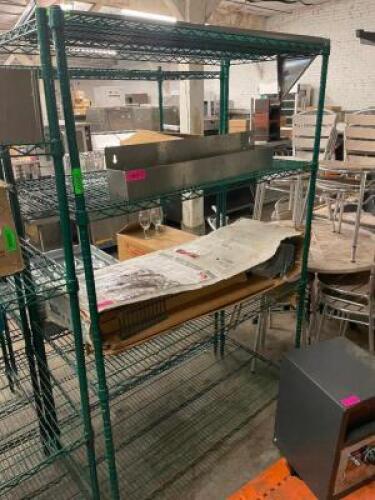 DESCRIPTION: 48" X 24" FOUR TIER COATED WIRE RACK. BRAND / MODEL: METRO ADDITIONAL INFORMATION CONTENTS ARE NOT INCLUDED SIZE: 48" X 24" X 72" QTY: 1