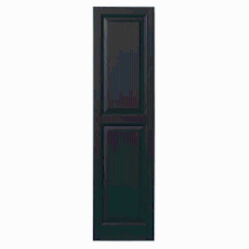 NAME: (4) 15 in. x 63 in. Raised Panel Polypropylene Shutters in Black