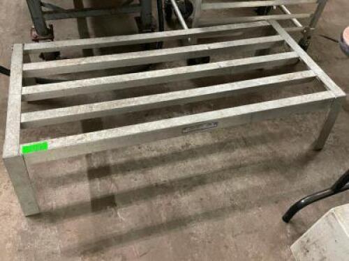 DESCRIPTION: 48" X 20" ALUMINUM DUNNAGE RACK QTY: 1