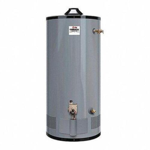 DESCRIPTION: (1) COMMERCIAL MEDIUM DUTY WATER HEATER BRAND/MODEL: RHEEM/G75-75N-3 INFORMATION: NATURAL GAS, 75K BTU RETAIL$: $2,330.68 SIZE: 75 GALON