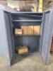 DESCRIPTION: (1) INDUSTRIAL BIN CABINET BRAND/MODEL: DURHAM/09786047 INFORMATION: APPROX 120 BINS INCLUDED, HANDLE IN NEED OF SIMPLE REPAIR RETAIL$: $ - 2