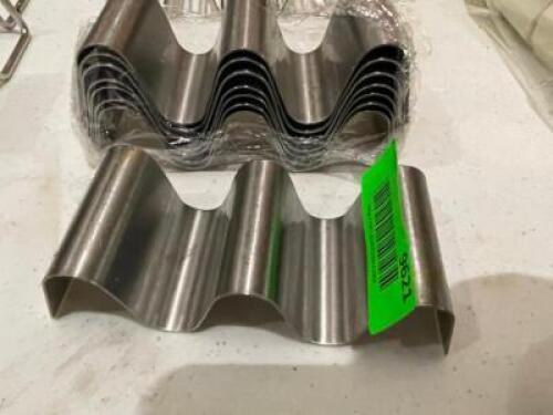 DESCRIPTION: (6) WIRE TACO SHELL STANDS THIS LOT IS: SOLD BY THE PIECE QTY: 6