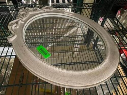 DESCRIPTION: FRAMES OVAL MIRROR QTY: 1