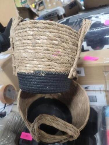 (2) SMALLER WICKER BASKETS