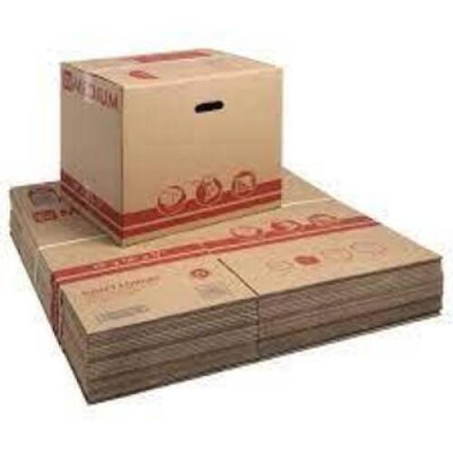 (1) PACK OF APPROX (25) MOVING AND STORAGE BOXES