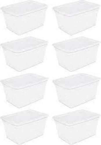 (8) STORAGE BOXES