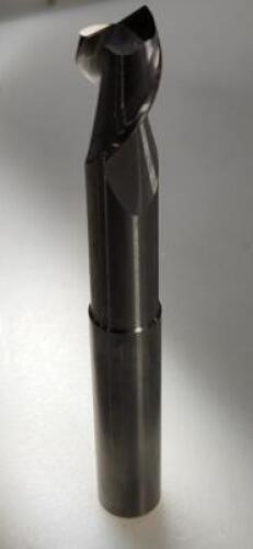 (3) 2 FLUTE AX2 REDUCED SHANK CARBIDE END MILL