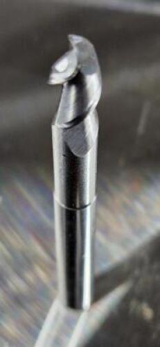 (5) 2 FLUTE SOLID CARBIDE REDUCED NECK END MILL