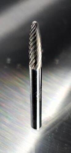 (1) CARBIDE SINGLE CUT TREE WITH RADIUS BURR