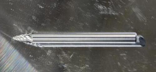 (1) SOLID CARBIDE SINGLE CUT TREE BURR