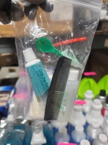 (5) PACKS OF TOILETRIES