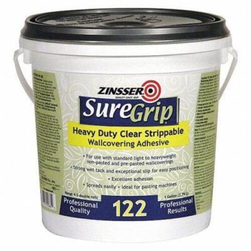 (1) CLEAR WALLCOVERING ADHESIVE