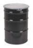 DESCRIPTION (1) GRAINGER STEEL TRANSPORT DRUM BRAND/MODEL CQ5506 ADDITIONAL INFORMATION BLACK/LOAD CAPACITY: 957 LB/RETAILS AT $175.97 SIZE 55 GAL. TH