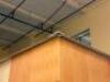 STAINLESS STEEL 68" L - SHAPED COUNTER HEIGHT DESK - 3