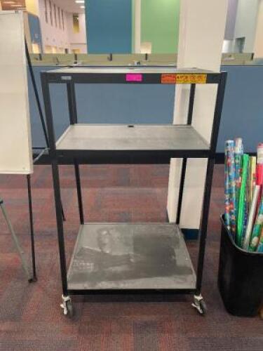 54" MULTI TIER MEDIA CART