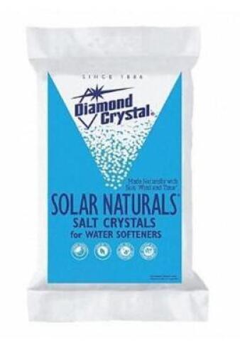 DESCRIPTION (1) PALLET OF (62) DIAMOND CRYSTAL WATER SOFTERNER SALT BRAND/MODEL 100012455 ADDITIONAL INFORMATION PURITY: 99.8%/WHITE/RETAILS AT $1,207