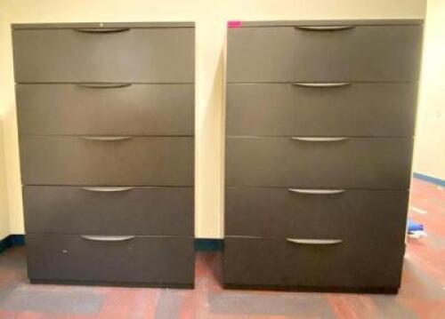 5-DRAWER METAL FILE CABINETS