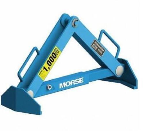 DESCRIPTION (1) MORSE DRUM LIFTER BRAND/MODEL 92 ADDITIONAL INFORMATION BLUE/LOAD CAPACITY: 1,000 LBS/RETAILS AT $282.41 SIZE 30-1/2"L X 16-1/2"H X 8-