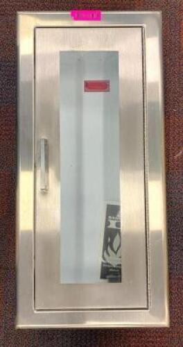 (2) WALL MOUNTED FIRE EXTINGUISHER CASE