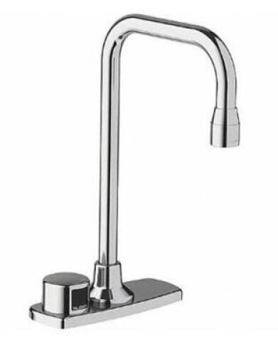 DESCRIPTION (1) SLOAN GOOSENECK BATHROOM SINK FAUCET BRAND/MODEL ETF-770-4-PLG-TEE-CP-2.2GPM-LAM-IR-FCT ADDITIONAL INFORMATION 2.2 GPM/MOTION SENSOR/C