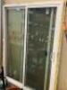 5' SLIDING GLASS DOOR WITH FRAME
