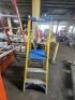 (1) FIBERGLASS PLATFORM STEPLADDER - 4